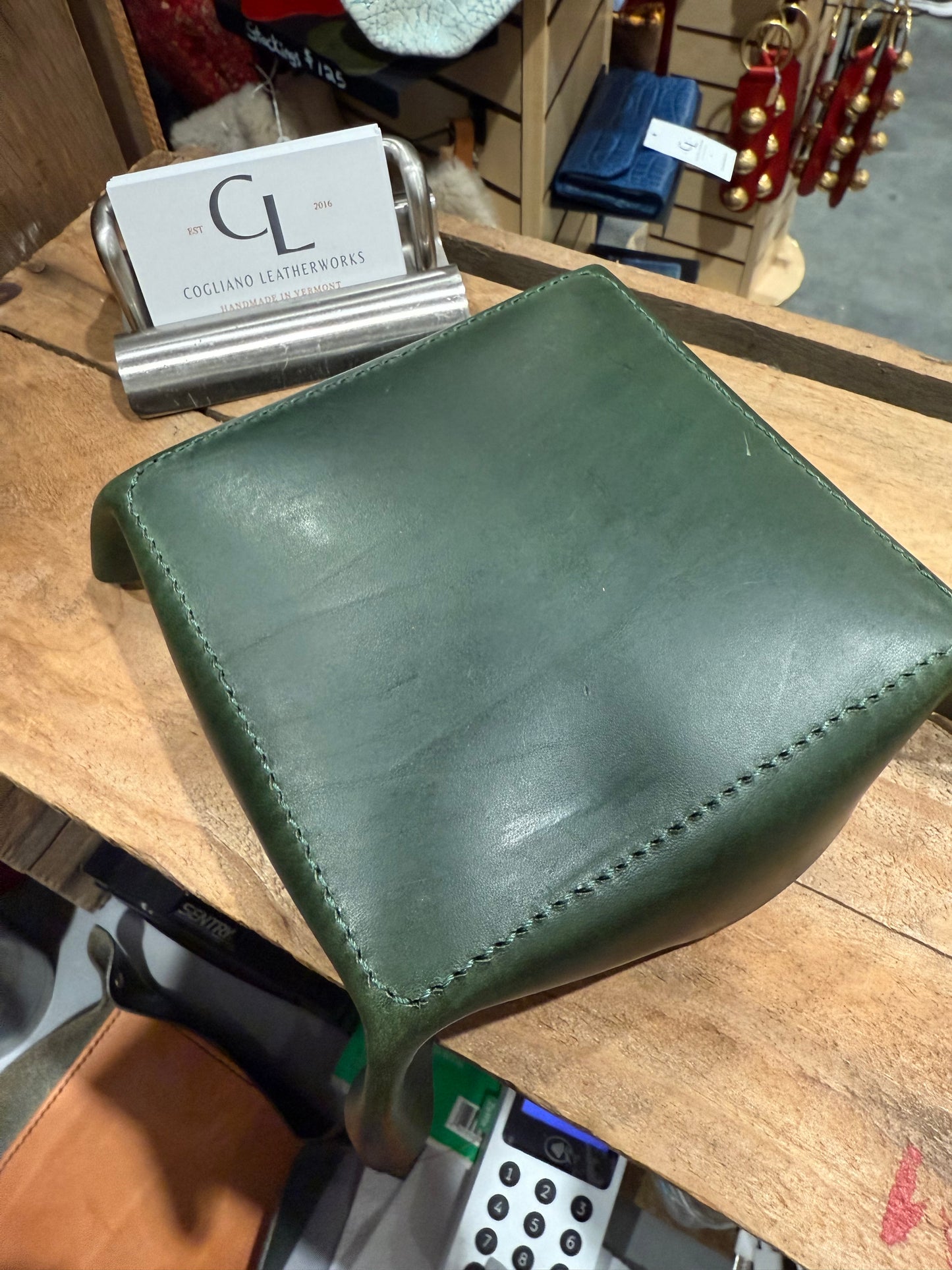 Italian Leather Valet Tray