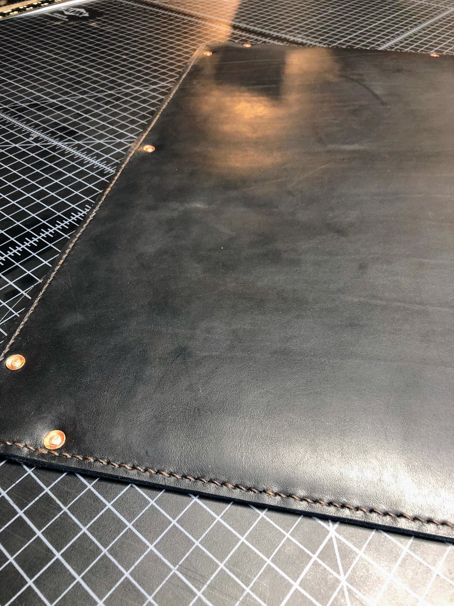 Leather desk pad. Large 32" x 22" - made to order